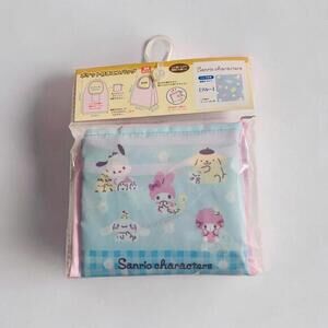 Sanrio Reusable Bag, My Melody Large Eco Shopping Tote, Blue Kawaii Print